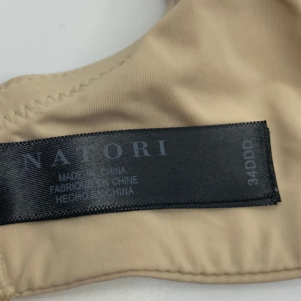 Natori Rose Dream Custom Coverage Underwire T Shirt Bra 731080‎ Tan 34DDD